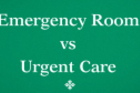 emergency room verses urgent care